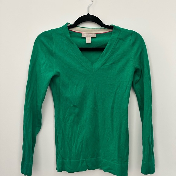 Banana Republic Green Scoop Neck Sweater — Size S - Picture 2 of 4